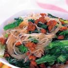 肉丝菠菜粉