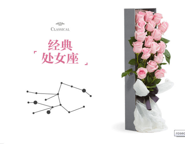 处女座星座花